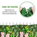 Panou din plante artificiale, cu frunze, Naimeed D7217, Verde, 50X50 cm Panou din plante artificiale, cu frunze, Naimeed D7217, Verde, 50X50 cm