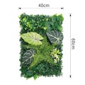 Panou din plante artificiale, cu frunze, Naimeed D7224, Verde, 40x60 cm Panou din plante artificiale, cu frunze, Naimeed D7224, Verde, 40x60 cm