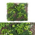 Panou din plante artificiale,cu frunze, Naimeed D7430, Multicolor, 100x100 cm
