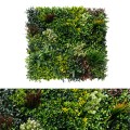 Panou din plante artificiale,cu frunze, Naimeed D7433, Multicolor, 100x100 cm