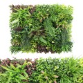 Panou din plante artificiale,cu frunze, Naimeed D7435, Multicolor, 100x100 cm