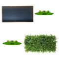 Aranjament decorativ, de perete, cu ramă din aluminiu și plante artificiale Naimeed D7469, Dimensiuni 50x100 cm