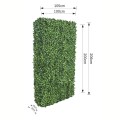 Gard din plante artificiale/ imitatie gard viu, cu structura din metal, Naimeed D7457, dimensiuni 206x105x33cm