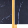 Set 3 profile cu canel, pentru imbinarea panourilor cristal carbon si carbune de bambus, Naimeed D6290, aluminiu, 300x0.5cm, Auriu