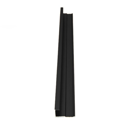 Set 3 profile aluminiu pentru finisarea panourilor cristal carbon si carbune de bambus, Naimeed D6307, 300x0.5cm, Negru Set 3 profile aluminiu pentru finisarea panourilor cristal carbon si carbune de bambus, Naimeed D6307, 300x0.5cm, Negru