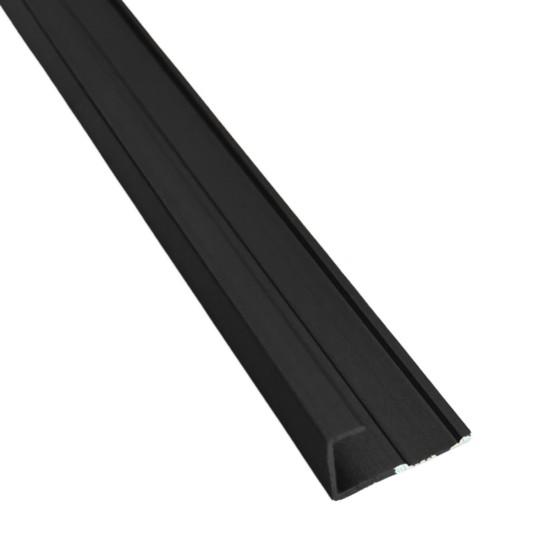 Set 3 profile aluminiu pentru finisarea panourilor cristal carbon si carbune de bambus, Naimeed D6307, 300x0.5cm, Negru Set 3 profile aluminiu pentru finisarea panourilor cristal carbon si carbune de bambus, Naimeed D6307, 300x0.5cm, Negru