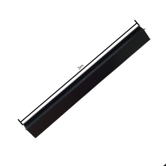 Set 3 profile de colt exterior, ascutit, pentru imbinarea panourilor cristal carbon si carbune de bambus, Naimeed D6331, aluminiu, 300x0.5cm, Negru Set 3 profile de colt exterior, ascutit, pentru imbinarea panourilor cristal carbon si carbune de bambus, Naimeed D6331, aluminiu, 300x0.5cm, Negru