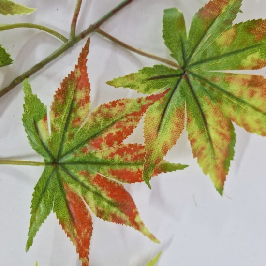 Set 6 crenguta fara ghiveci, Naimeed D3073, 61x68cm, Verde/Ruginiu