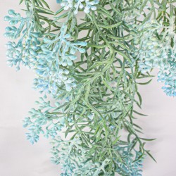 Planta artificiala curgatoare, inaltime 100cm, Naimeed D4861, Albastru