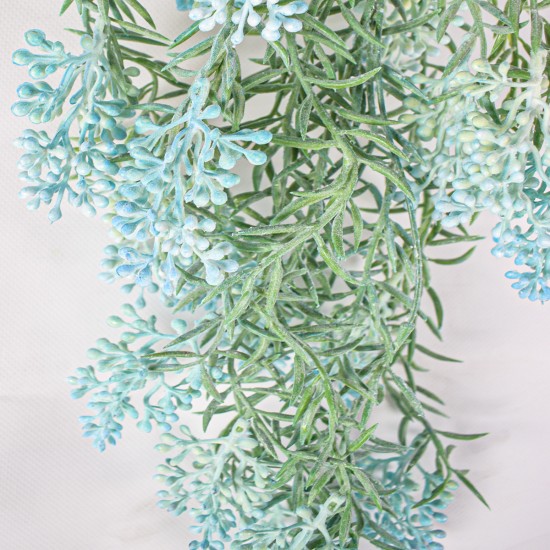 Planta artificiala curgatoare, inaltime 100cm, Naimeed D4861, Albastru