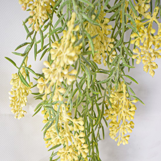 Planta artificiala curgatoare, inaltime 100cm, Naimeed D4861, Galben