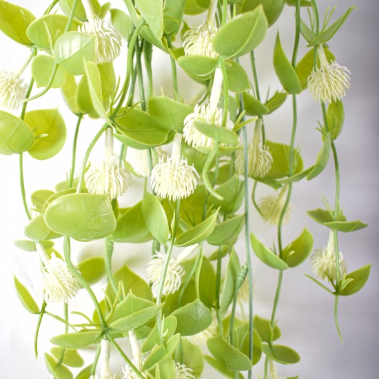 Planta artificiala curgatoare, inaltime 90cm, Naimeed D4862, Alb