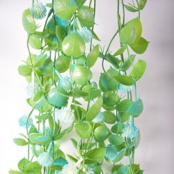 Planta artificiala curgatoare, inaltime 90cm, Naimeed D4862, Albastru