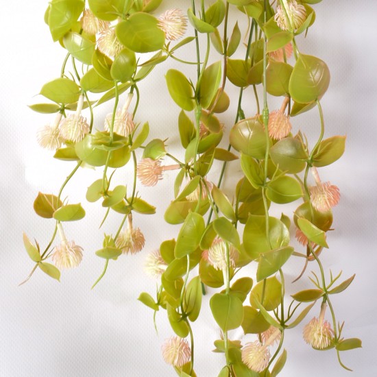 Planta artificiala curgatoare, inaltime 90cm, Naimeed D4862, Roz