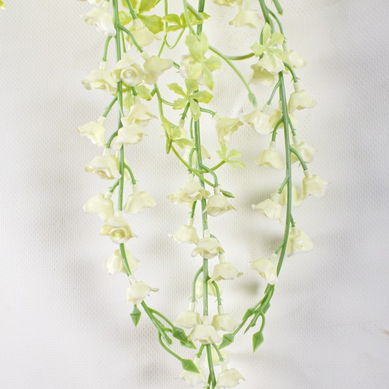 Planta artificiala curgatoare, inaltime 95cm, Naimeed D4863, Alb