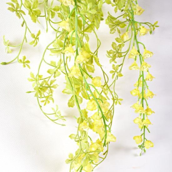 Planta artificiala curgatoare, inaltime 95cm, Naimeed D4863, Galben