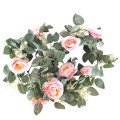 Planta artificiala curgatoare cu flori, Naimeed D4866, Roz, 2m Planta artificiala curgatoare cu flori, Naimeed D4866, Roz, 2m
