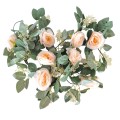 Planta artificiala curgatoare cu flori, Naimeed D4866, Roz Deschis, 2m Planta artificiala curgatoare cu flori, Naimeed D4866, Roz Deschis, 2m