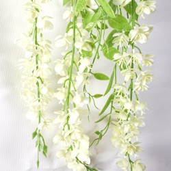 Planta artificiala curgatoare, inaltime 100cm, Naimeed D4952, Alb