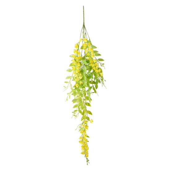 Planta artificiala curgatoare, inaltime 100cm, Naimeed D4952, Galben