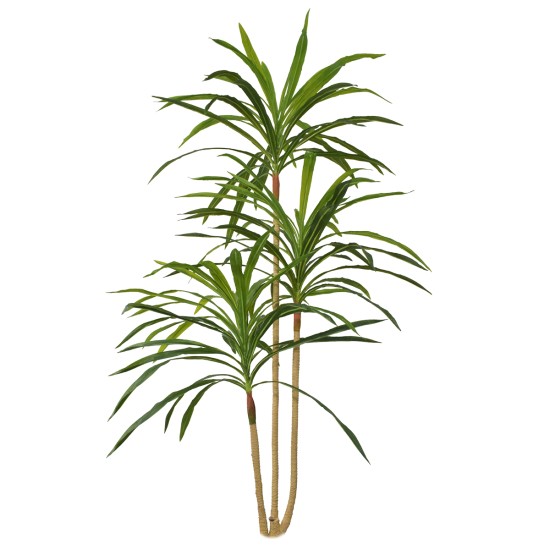 Planta artificiala, Dracaena Marginata fara ghiveci, Naimeed D5604, 175x78 cm, Verde