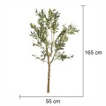Copac artificial, Maslin fara ghiveci, Naimeed D5606, 165x55 cm, Verde Copac artificial, Maslin fara ghiveci, Naimeed D5606, 165x55 cm, Verde