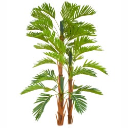 Copac artificial, Areca fara ghiveci, Naimeed D5616, 174x90 cm, Verde