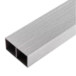 Set 5 profile Rectangular Decorativ Ranforsat WPC, Naimeed D6206, 260x10x5cm, Gri