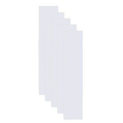 Set 5 profile Rectangular Decorativ Ranforsat WPC, Naimeed D6211, 260x10x5cm, Alb 