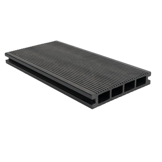 Pardoseala decking terasa din compozit WPC, Naimeed D6465, 290x14.6x2.5cm, Negru
