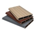 Placa de gard 3D, din compozit de lemn si plastic WPC, Naimeed D6472, 180x15,5x2.4cm, Visiniu