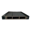 Placa de gard 3D, din compozit de lemn si plastic WPC, Naimeed D6472, 180x15,5x2.4cm, Visiniu