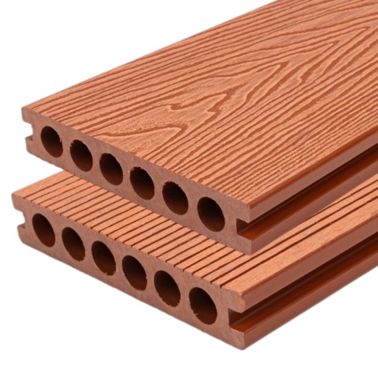 Pardoseala decking terasa din compozit WPC, Naimeed D6483, rezistenta sporita, 290x14x2.5cm, Caramiziu Pardoseala decking terasa din compozit WPC, Naimeed D6483, rezistenta sporita, 290x14x2.5cm, Caramiziu