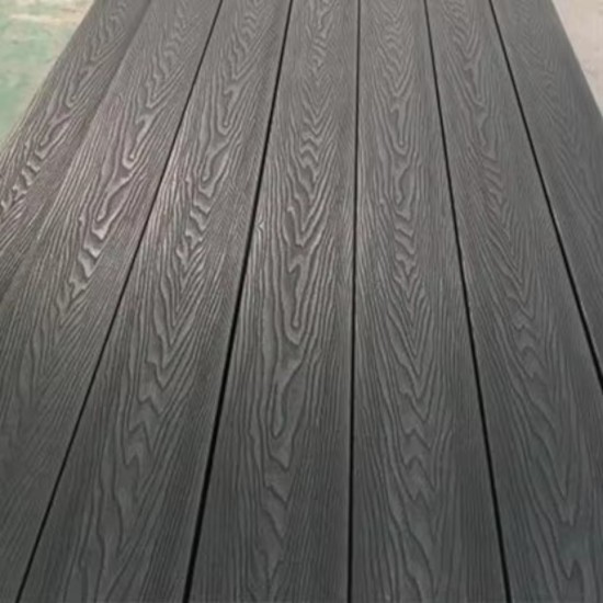 Pardoseala decking terasa din compozit WPC, Naimeed D6484, rezistenta sporita, 290x14x2.5cm, Gri