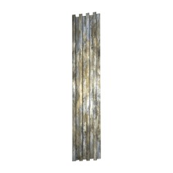 Panou decorativ riflaj WPC, montaj rapid, rezistenta ridicata, Naimeed D7526, 260x16.8x2.3cm, multicolor