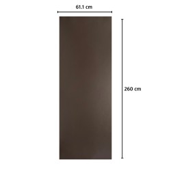 Panou decorativ riflaj WPC, Naimeed D7558, sistem de imbinare straight, aspect rafinat si montaj usor, 260x61.1x0.9cm, maro