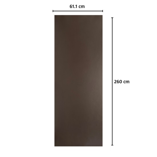 Panou decorativ riflaj WPC, Naimeed D7566, sistem de imbinare tip U, aspect rafinat si montaj usor, 260x61.1x0.9cm, maro