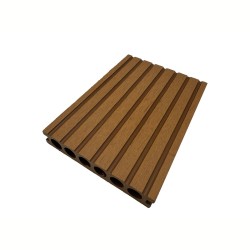 Pardoseala decking terasa din compozit WPC, Naimeed D7482, rezistenta sporita, 280x14x2.5cm, Tec