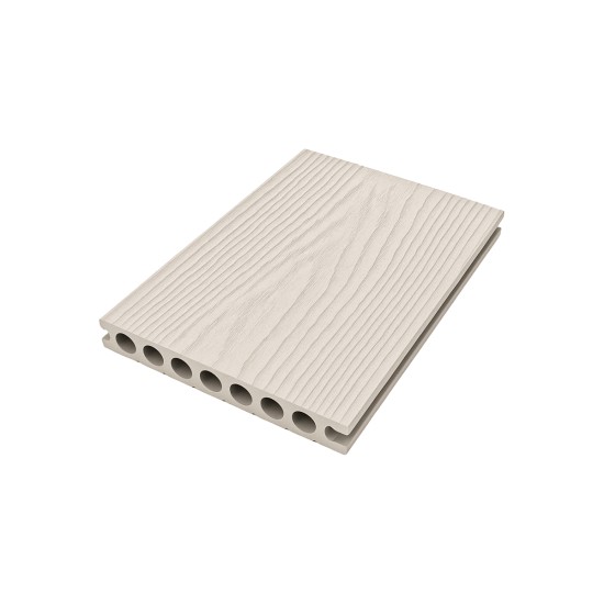 Pardoseala decking terasa din compozit WPC, Naimeed D7483, rezistenta sporita, 280x14x2.5cm, Crem