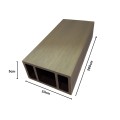 Profil dreptunghiular ranforsat din WPC co-extrudat, Naimeed D7503, 280×10×5 cm, Gri