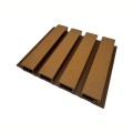 Lambriu decorativ WPC, reliefat, pentru exterior, montaj rapid, rezistenta ridicata, Naimeed D7495, 280x22x2.6cm, Tec