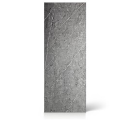 Panou decorativ riflaj WPC, Naimeed D7557,aspect rafinat si montaj usor, 260x61.1x0.9cm, gri marmorat