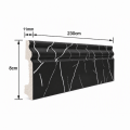 Plintă decorativă, polimer rigid, Naimeed D5730NEGRU, Negru, 230 × 8 × 1.1 cm