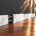 Plintă decorativă, polimer rigid, Naimeed D5731ALB, Alb, 230 × 10 × 0.8 cm