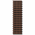 Panou riflaj acustic decorativ, MDF si pasla, Naimeed D6232, 240x30x1.8cm, Nuc