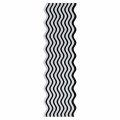 Panou riflaj acustic decorativ, MDF si pasla, Naimeed D6245, 240x30x1.8cm, Gri