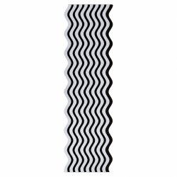 Panou riflaj acustic decorativ, MDF si pasla, Naimeed D6245, 240x30x1.8cm, Gri