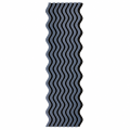 Panou riflaj acustic decorativ, MDF si pasla, Naimeed D6246, 240x30x1.8cm, Gri Inchis