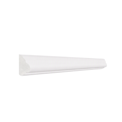 Baghetă decorativă de perete, Naimeed D6691, Alb, 230 × 2.5 × 1.25 cm
