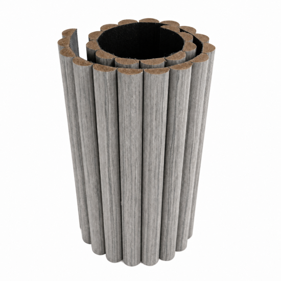 Panou riflaj MDF flexibil, Naimeed D7825, finisaj decorativ melaminat, 270x60x1.2cm